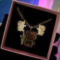 HK Earrings & Pendant Chain Set