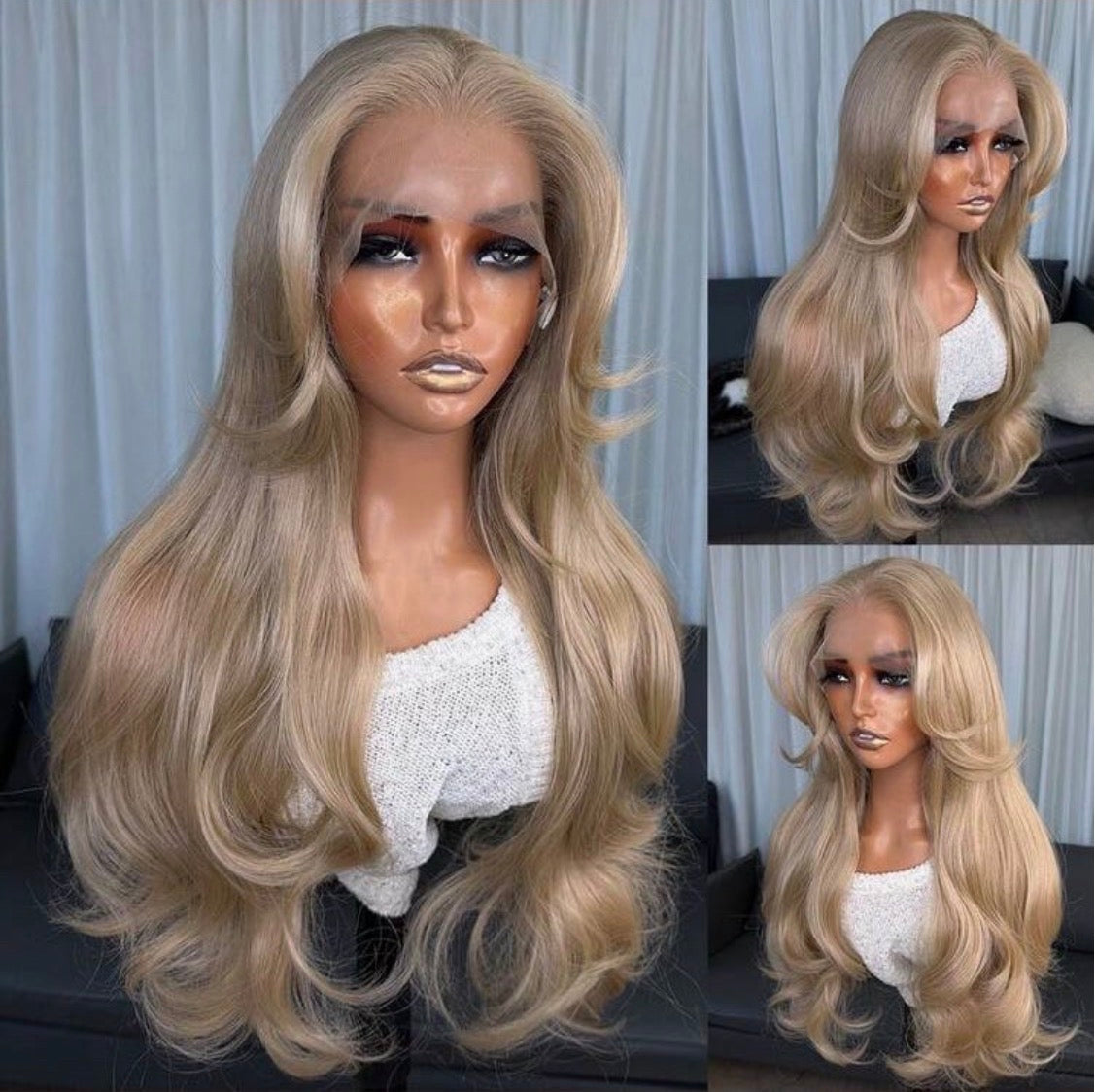 24” Honey Blonde Wig 13x4