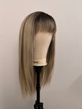20” Glueless Wear & Go Fringe Wig. Baylage