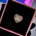 Glitter HK Heart Ring