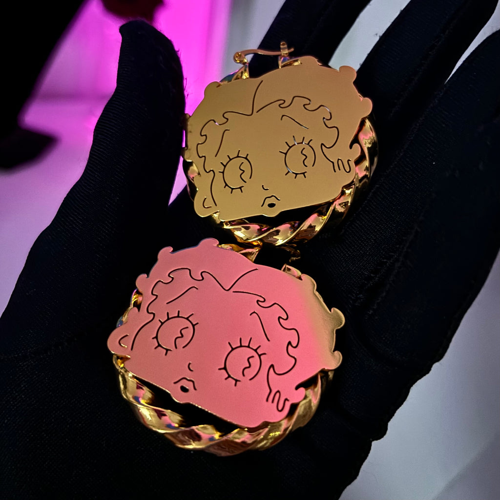 Betty Boop Hoops