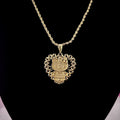 Kitty Pendant + Rope Chain